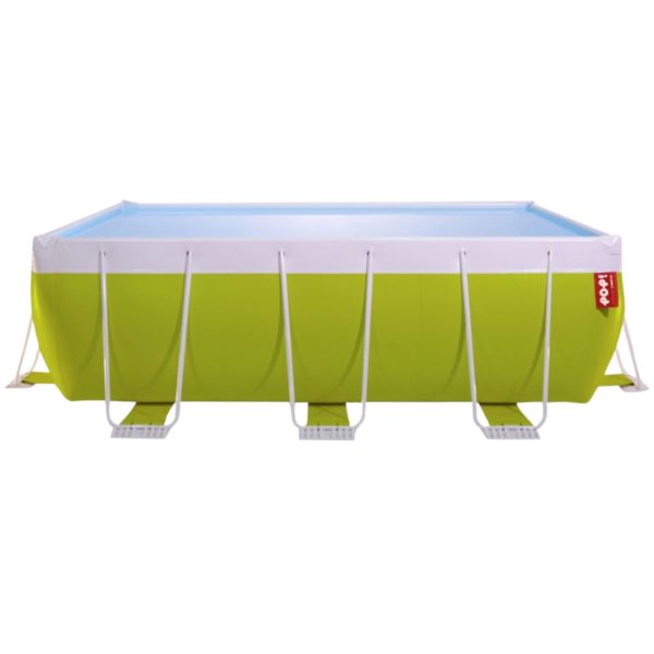 Piscina laghetto POP! nella versione colore telo Caterpillar Green