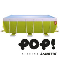 Piscina Laghetto fuoriterra modello POP! con logo ufficiale